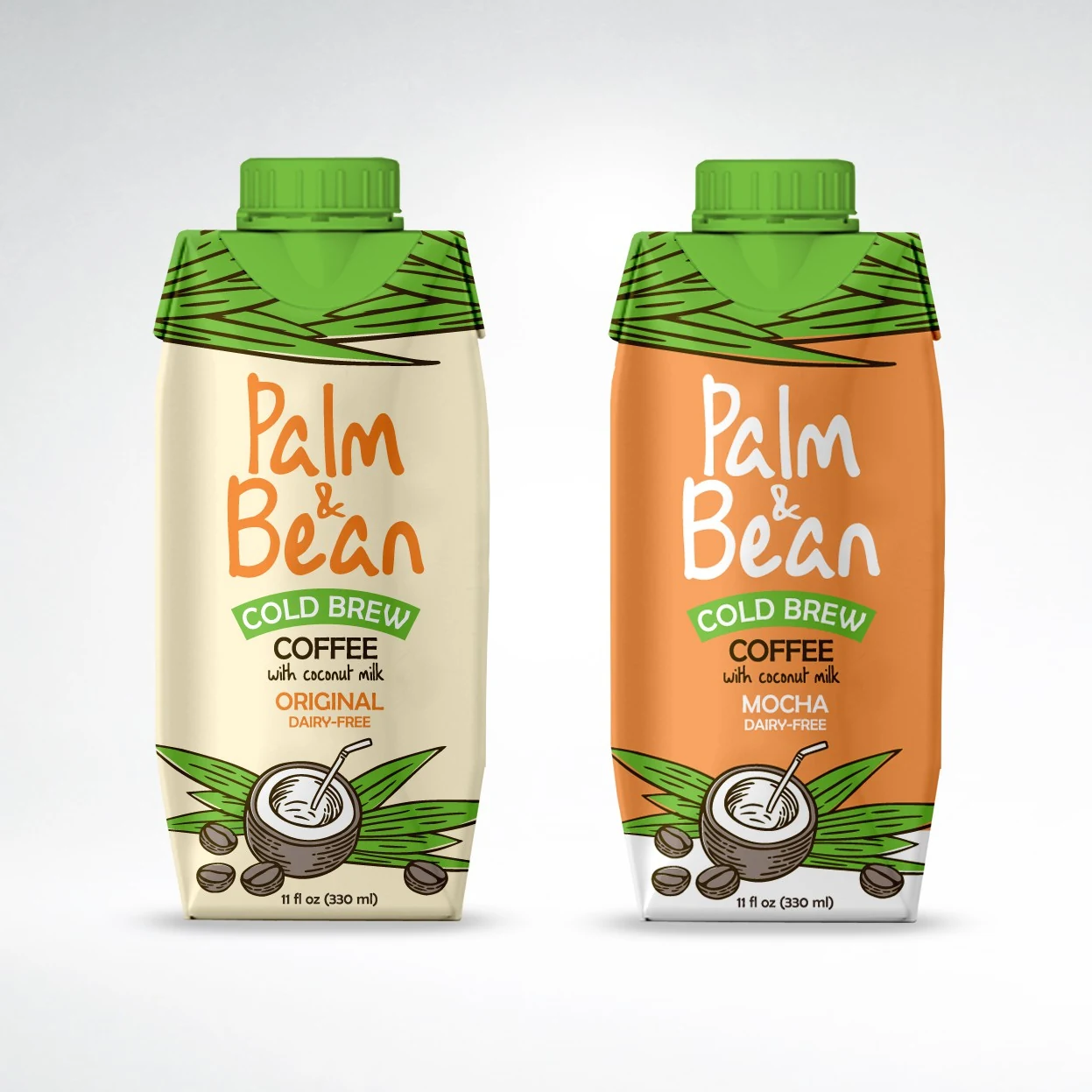 Palm & Bean Packaging branding project