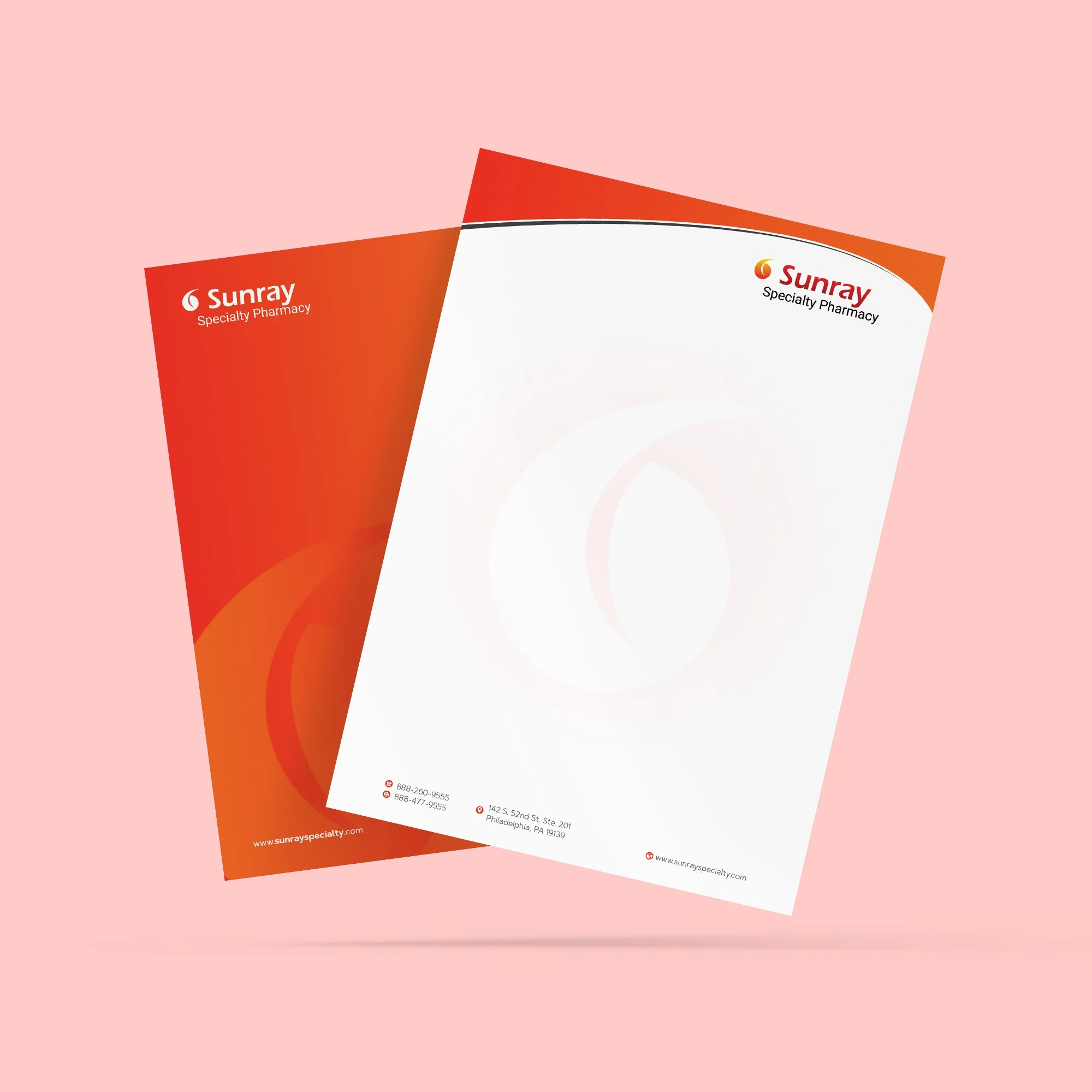Sunray Pharmacy Letterhead branding project
