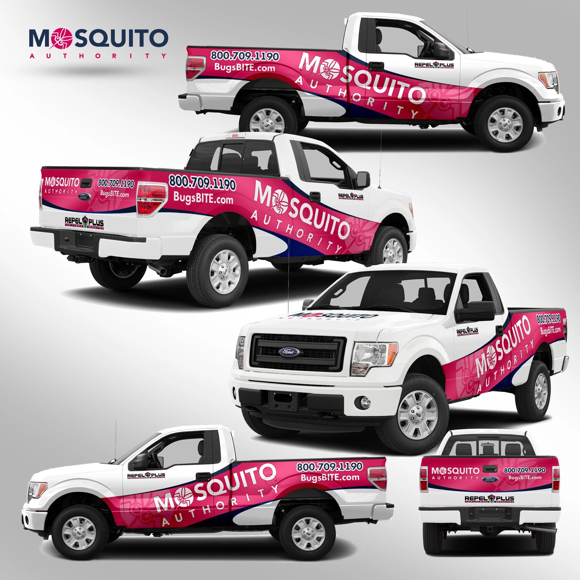 Mosquito Authority Vehicle Wrap branding project