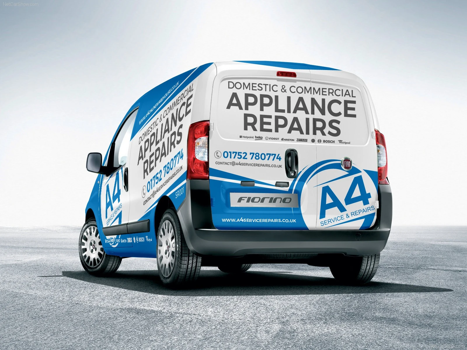 A4 Service & Repairs Van Wrap branding project