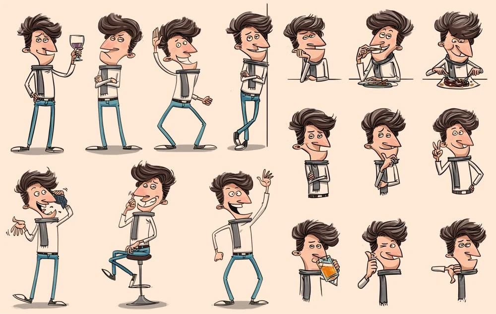 Character Expressions illustration project