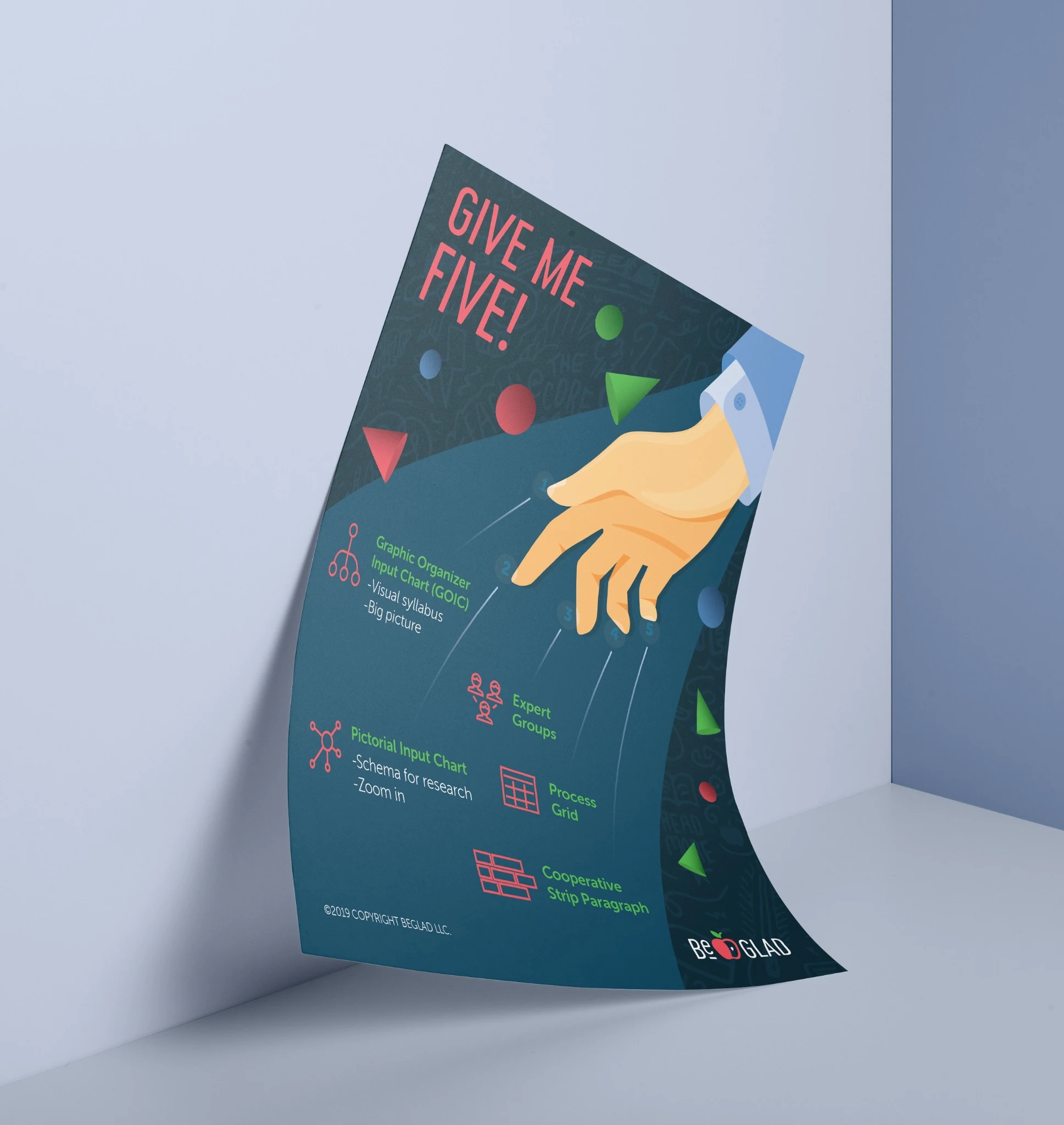 Give Me Five illustration project