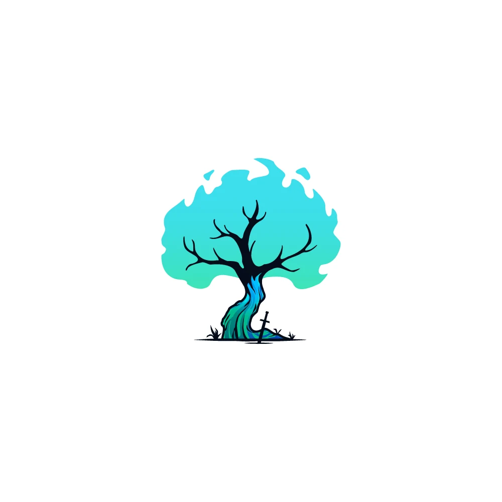 Burning Tree logo design